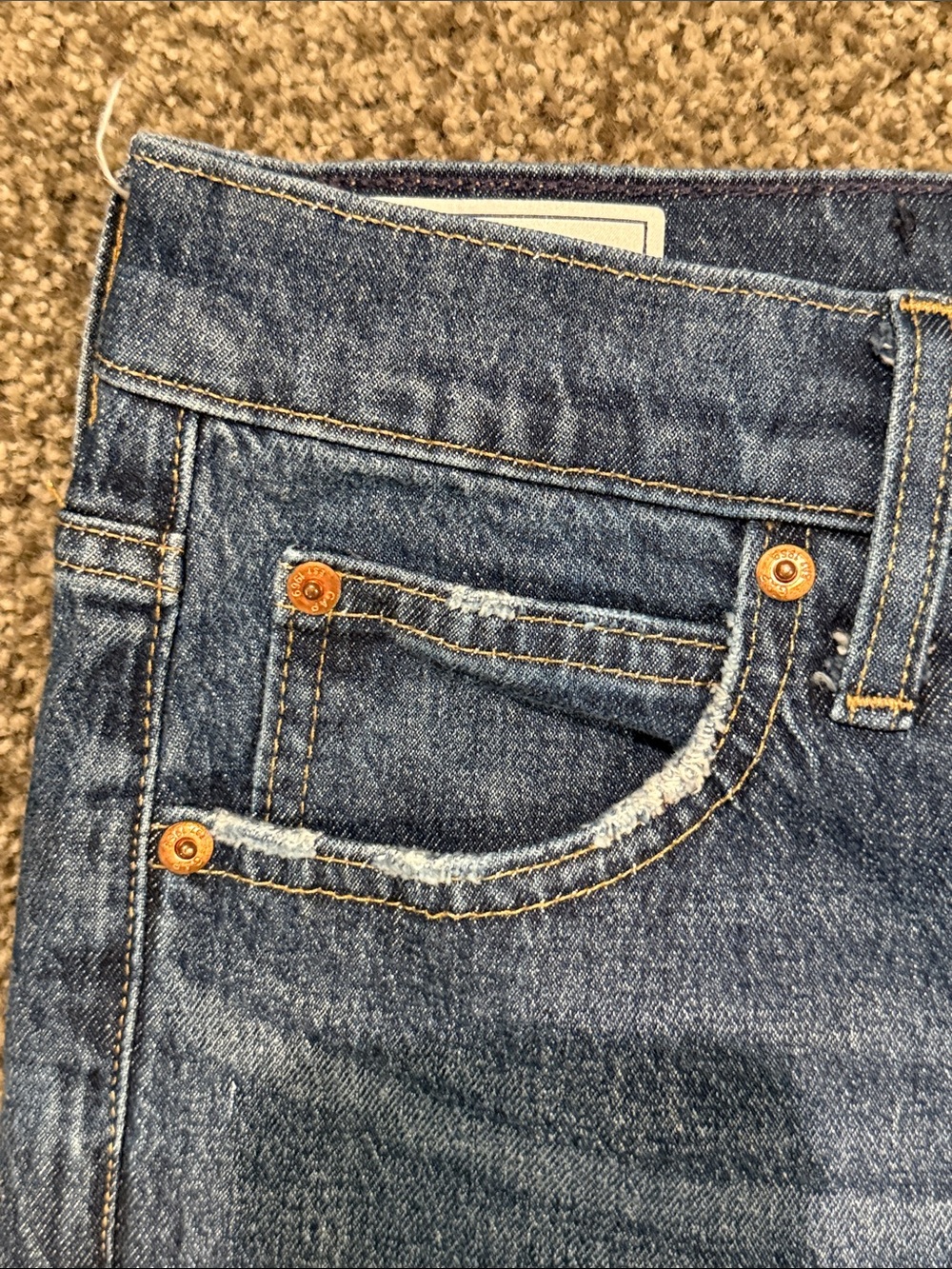 GAP Classic High-Rise Blue Women’s Jeans - Picture 7 of 10